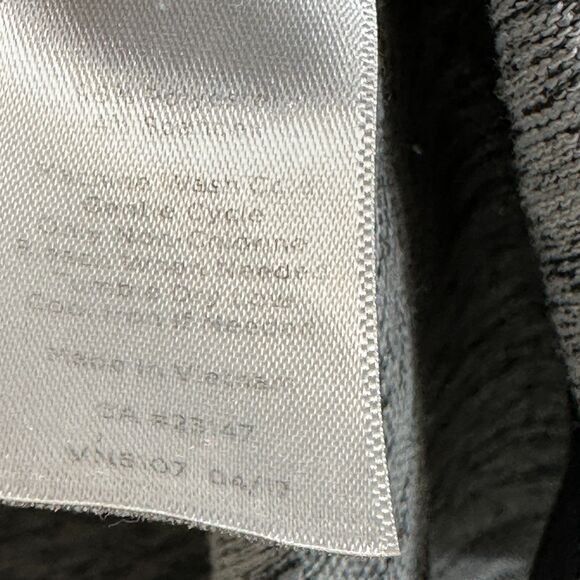 T by Talbots Tunic Top Women’s Sz L Gray Marled Knit 3 Button Back Side Slit Hem - Picture 12 of 12